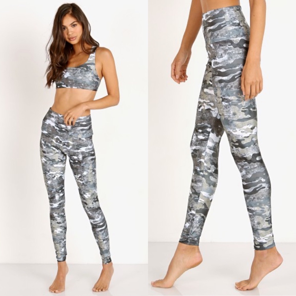 Onzie High Rise Long Legging Marble Camo M/L